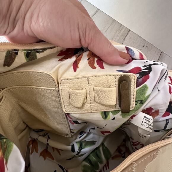 CHI Carlos Falchi Purse Shoulder Bag Cowhide Leather Patchwork Y2K Retro 70s Zip - Picture 9 of 11